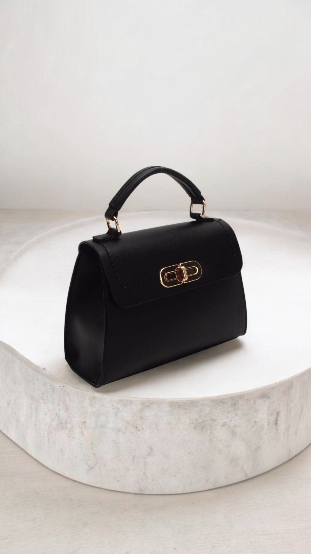 Sac à Main Femme Élégant avec Poignée – Camel, Noir & Beige